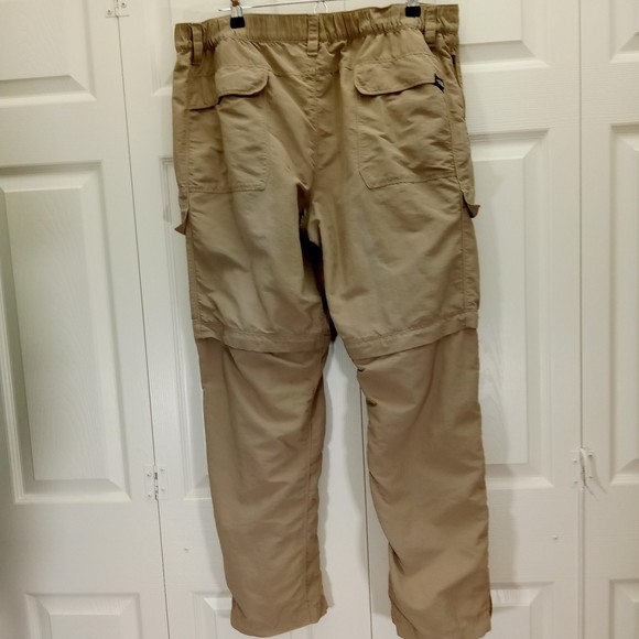 The North Face Khaki Mens Convertible Pants into Shorts size Large - Picture 2 of 12